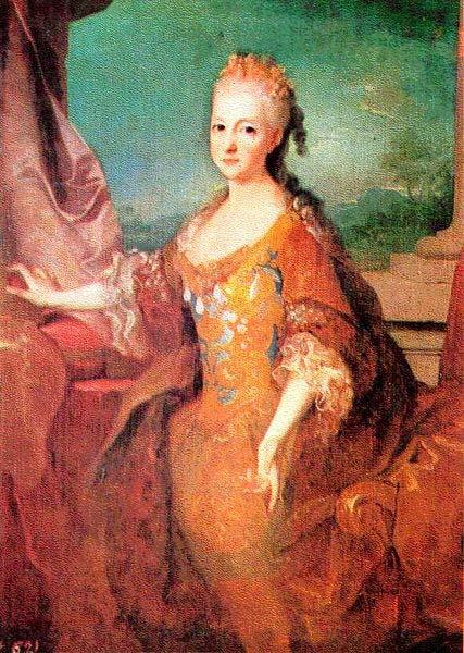 Jean Ranc Portrait of Louise elisabeth d'Orleans Germany oil painting art